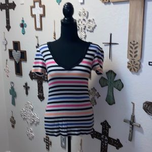 Old Navy size small multi stripe tee size small